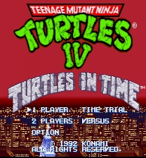Teenage Mutant Ninja Turtles IV: Turtles in Time MSU-1 Game