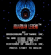 The Guardian Legend Pleasant Shot Sound ROM