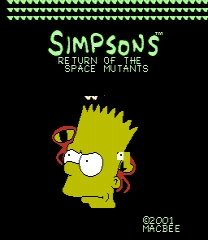 The Simpsons - Return of the Space Mutants Game