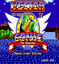 Vector the Crocodile in Sonic the Hedgehog ROM