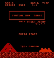 Virtual Boy Mario Jogo