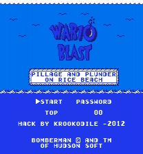 Wario Blast: Pillage and Plunder on Rice Beach ゲーム