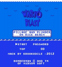 Wario Blast: Pillage and Plunder on Rice Beach ROM