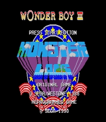 Wonder Boy III - Monster Lair Arcade colors ROM