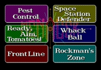 Menacer 6-Game Cartridge  ROM