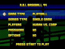 R.B.I. Baseball 94  ROM