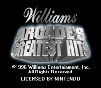 Williams Arcade's Greatest Hits  ROM